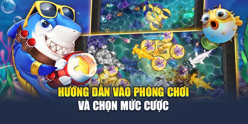 Bắn Cá Bingo Đổi Thưởng Đậm Tay Tại 78win Không Thể Bỏ Lỡ 5 Hướng dẫn vào phòng chơi và chọn mức cược