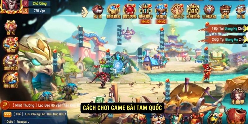 Cách chơi game bài tam quốc